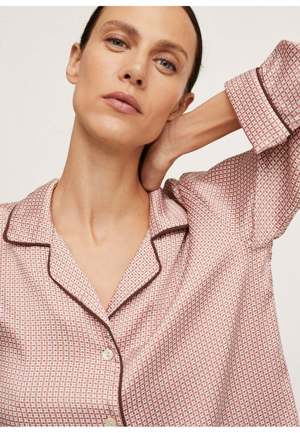 Mango PRINTED PAJAMA SHIRT 