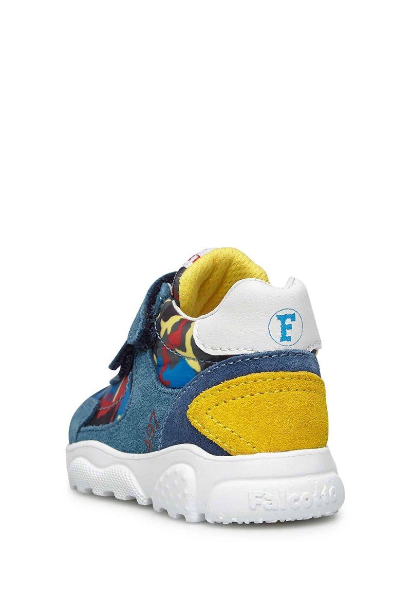 Sneakers in suede e tessuto tecnico Navy-Marrone -YAMANO 3 BARBOUR UNI X FM
