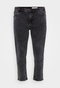 NMMONI CURVE - Jean boyfriend - dark grey denim