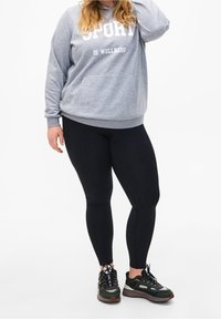 Active by Zizzi Sweat à capuche - light grey
