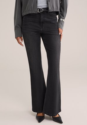 Jeans bootcut - black