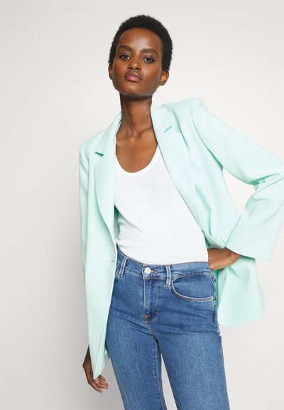 FRAME LE HIGH FLARE MINI SLITS - Τζιν Bootcut - dark blue