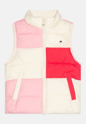 Tommy Hilfiger PADDED UNISEX - Veste sans manches - laser pink/pink sugar/calico