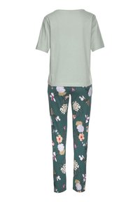 LASCANA Pidžamas komplekts - grün grün gemuster