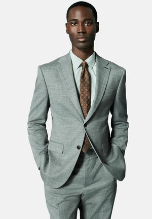 Next REGULAR FIT TRIMMED TEXTURED  - Suit jacket - grey