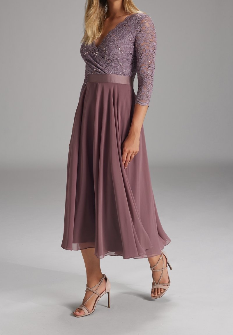 sachin and babi light blue dress Swing Cocktail dress / Party dress - mauve - (Pre-owned)