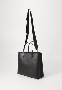 Tommy Hilfiger DISTINCT SATCHEL MONO SET - Ručna torba - black
