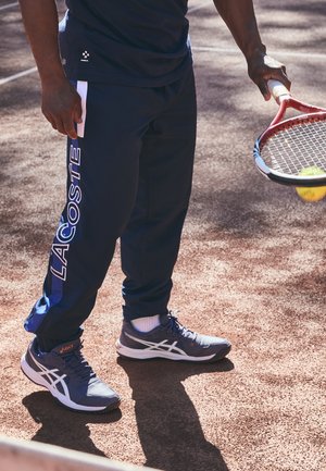 TENNIS PANT BLOCK - Tracksuit bottoms - navy blue/france blue