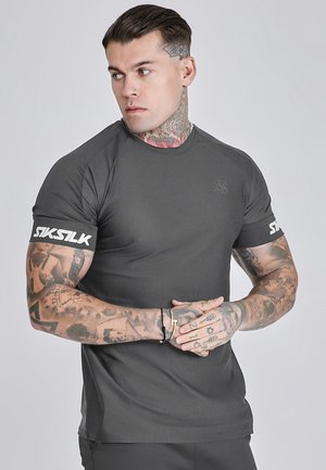 TECH - Print T-shirt - grey