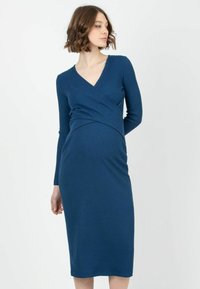 Attesa Maternity ADELE-MATERNITY - Pouzdrové šaty - blue