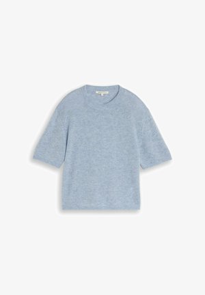 TOM TAILOR DENIM, Lihtne T-särk - foggy sky blue melange