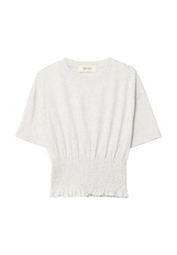 WITH GATHERED - Potiskana majica - grey