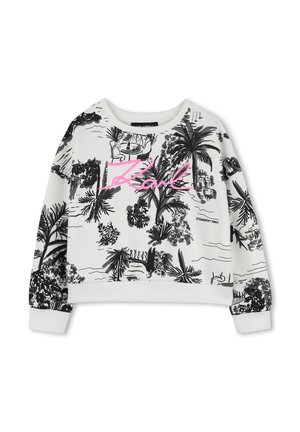 Sweatshirt - ecru/noir