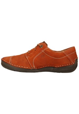 Casual lace-ups - orange