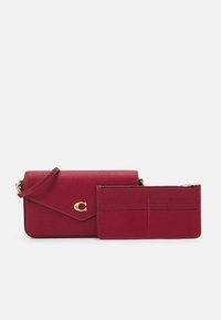 COACH CROSSGRAIN CROSSBODY SET - Mala a tiracolo - b4/enamel red