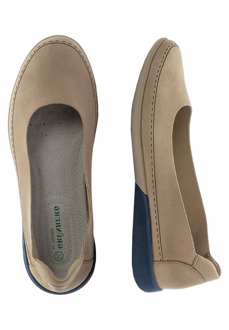 Damen Halbschuhe | GRÜNBERG Slipper beige - LY07753 Damen Halbschuhe | GRÜNBERG Slipper beige - LY07753
