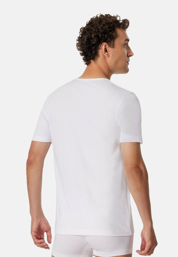 4ER PACK - SERIE RUNDHALS - Undershirt - schwarz weiß4