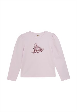 Langærmet T-shirt - light lilac