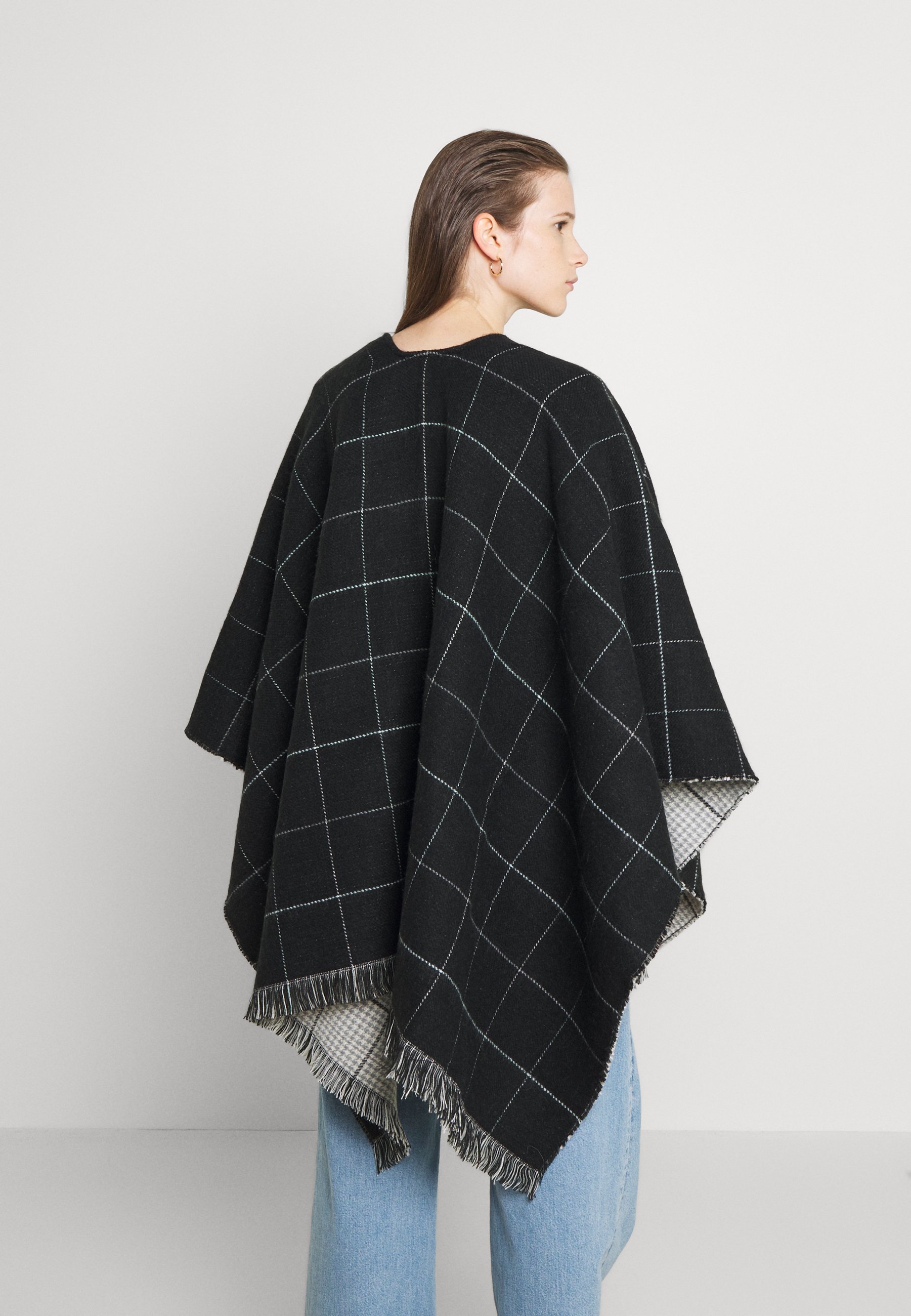 Women ONLTINA CHECK PONCHO - Cape Women ONLTINA CHECK PONCHO - Cape