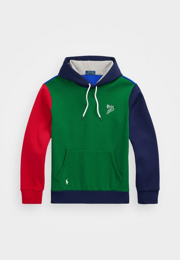 COLOR BLOCKED DOUBLE KNIT MESH HOODIE - Sweatshirt4