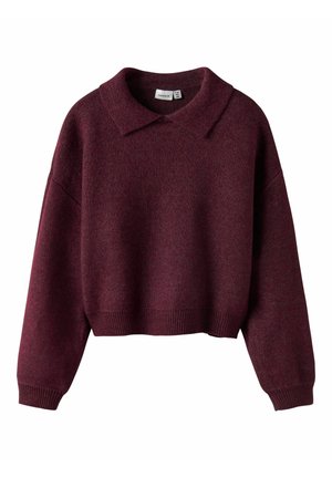 Pullover - burgundy