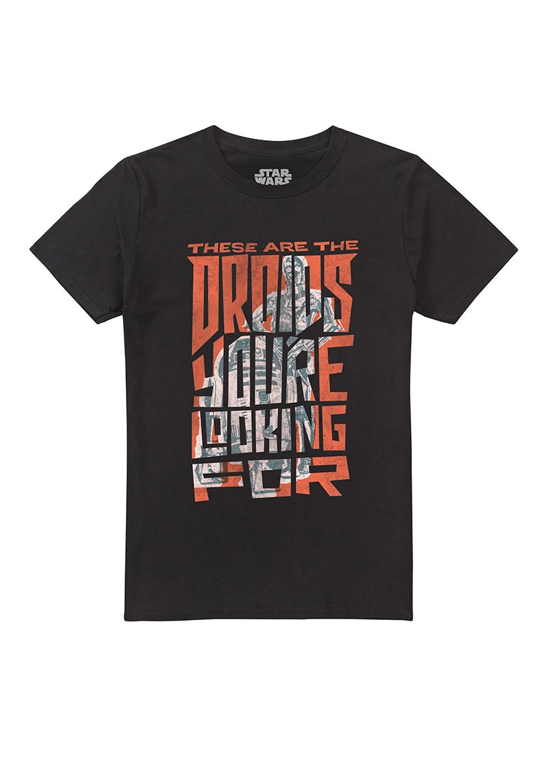 Star Wars T-shirt print zwart