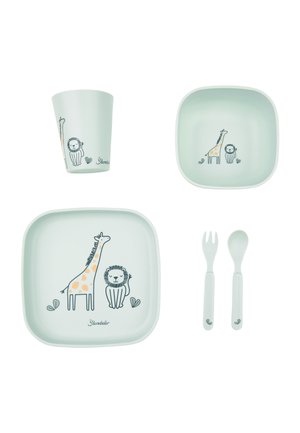 SET SAFARI ECKIG - Servizio da tavola per bambini - mint grün