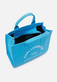 KARL LAGERFELD SQUARE MEDIUM TOTE - Rankinė - ciel blue