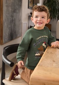 Next SET - Püksid - green  brown dog