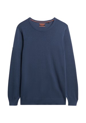 Superdry & Co ESSENTIALS LIGHTWEIGHT CREW - Pullover - sargasso sea blue