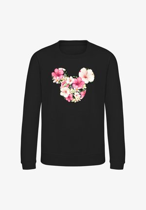 Disney MICKEY CLASSIC TROPICAL MOUSE - Sweatshirt - black