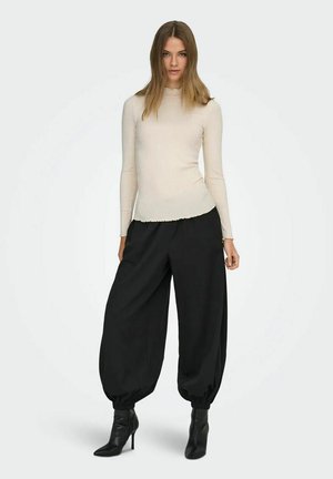 JDY, JDY DAMEN JDYFRANSISKA L/S HI-NCK TOP JR | 2 STÜCK  - Strickpullover - x braun x beige