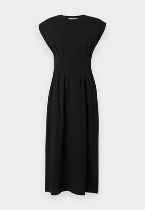 THE NIPPED DRESS - Vestido de malha - black