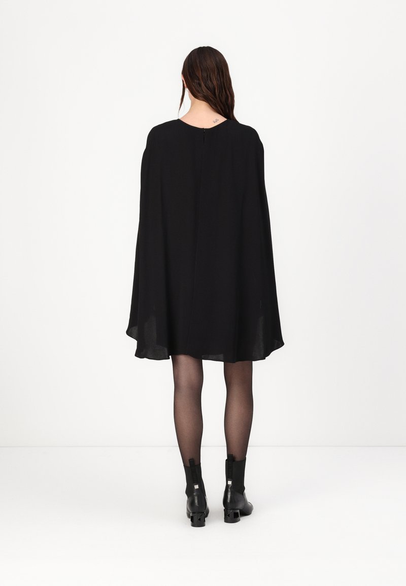 KARL LAGERFELD SHORT CAPE DRESS - Juhlamekko - black/musta - Zalando.fi