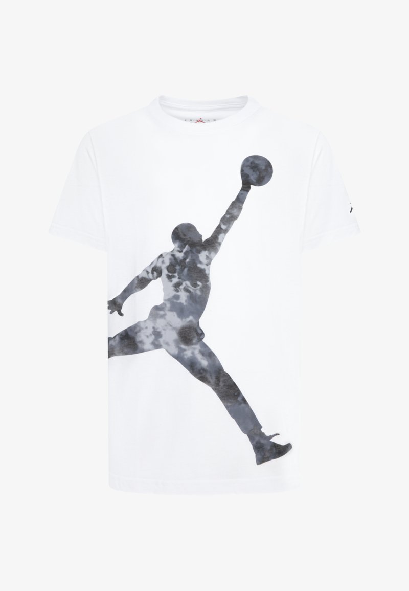 Jordan SMOKE DYE JUMBO JUMPMAN TEE - Printtipaita - white