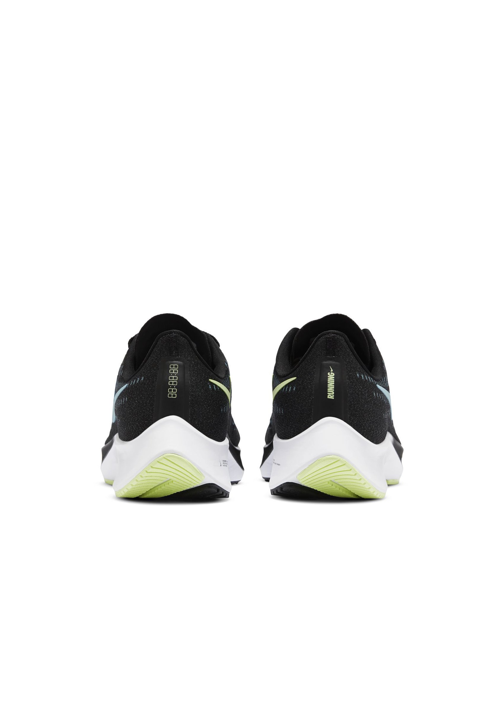 Nike Performance AIR ZOOM PEGASUS 37 - Laufschuh Neutral - black/barely  volt/white/glacier ice/schwarz - Zalando.de