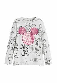Desigual MICKEY SEQUIN - Langarmshirt - white