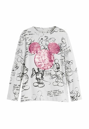 MICKEY SEQUIN - Langarmshirt - white
