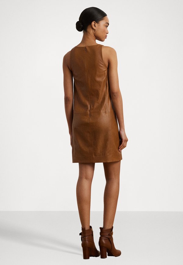 LAMBSKIN SLEEVELESS SHIFT DRESS - Day dress3