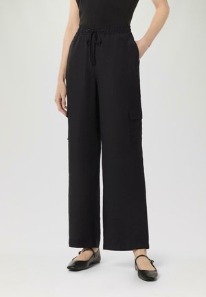 comma casual identity Cargohose - schwarz