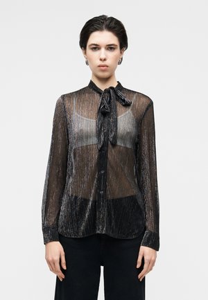 TULBA SHIMMER - Bluse - black