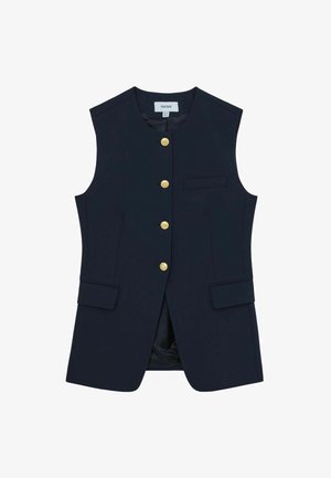 Reiss, REGULAR FIT - ATHENA HIGH-NECK LONGLINE WAISTCOAT . - Vestă - navy