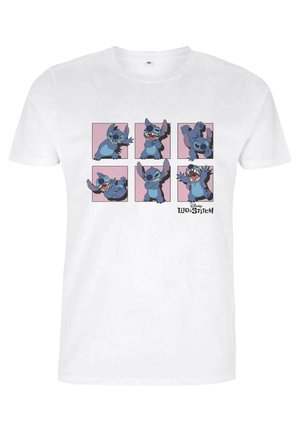 DISNEY LILO  STITCH STITCH POSES - T-Shirt print - white