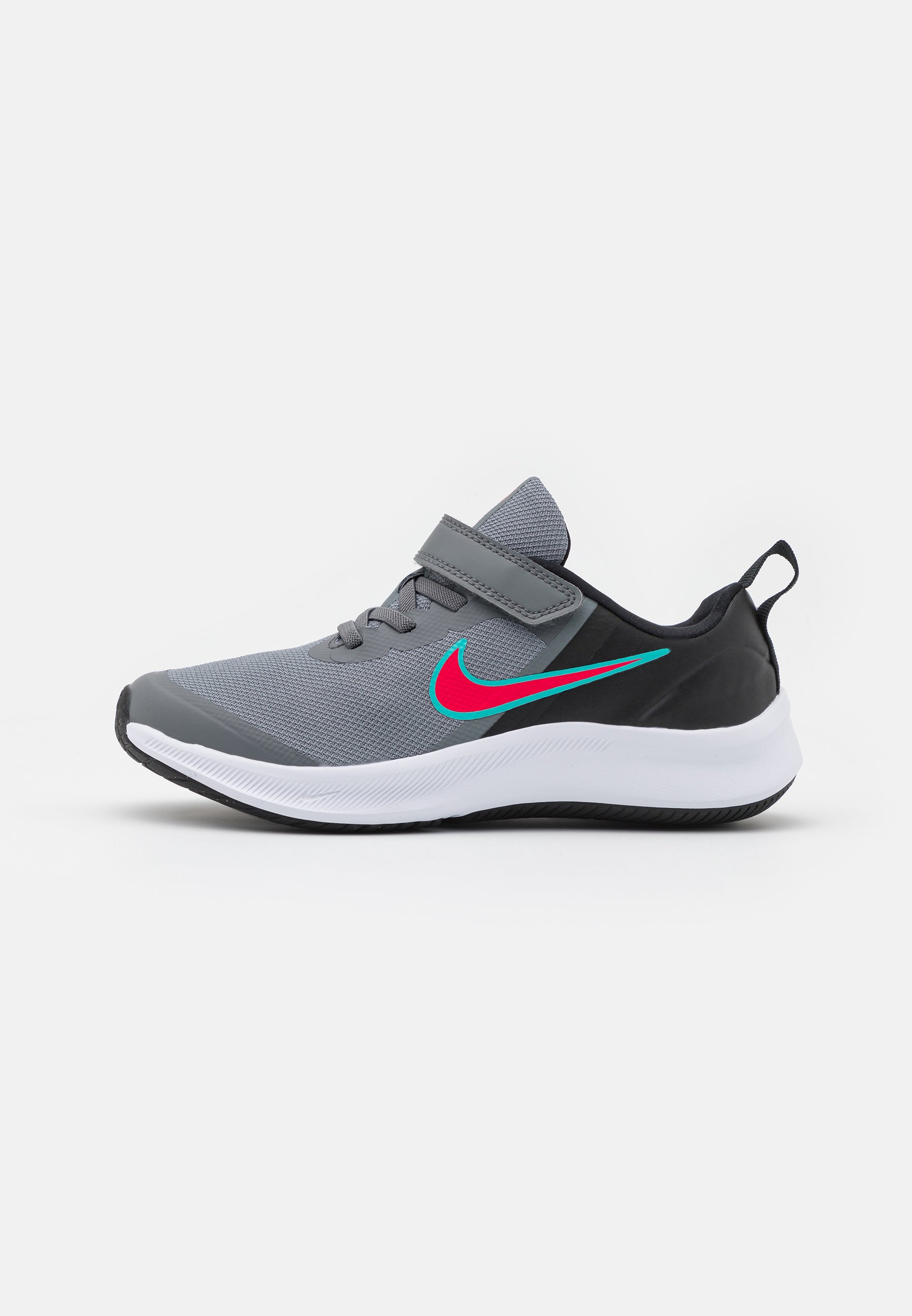 Nike Performance STAR RUNNER 3 UNISEX - Zapatillas de running neutras -  smoke grey/siren red/black/washed teal/gris - Zalando.es