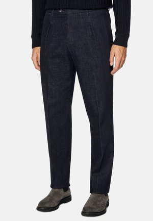 Boggi Milano STRETCH - Broek - dark blue
