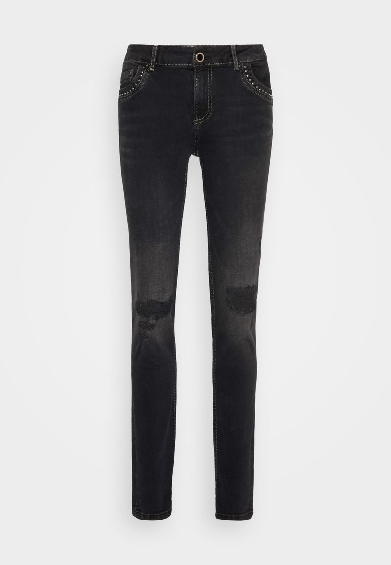 MOS MOSH Slim fit jeans zwart denim/blackdenim