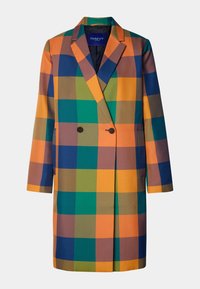 EXCLUSIVE HERITAGE 2.0 CHECKED COAT - Klassisk kåpe / frakk - pumpkin orange