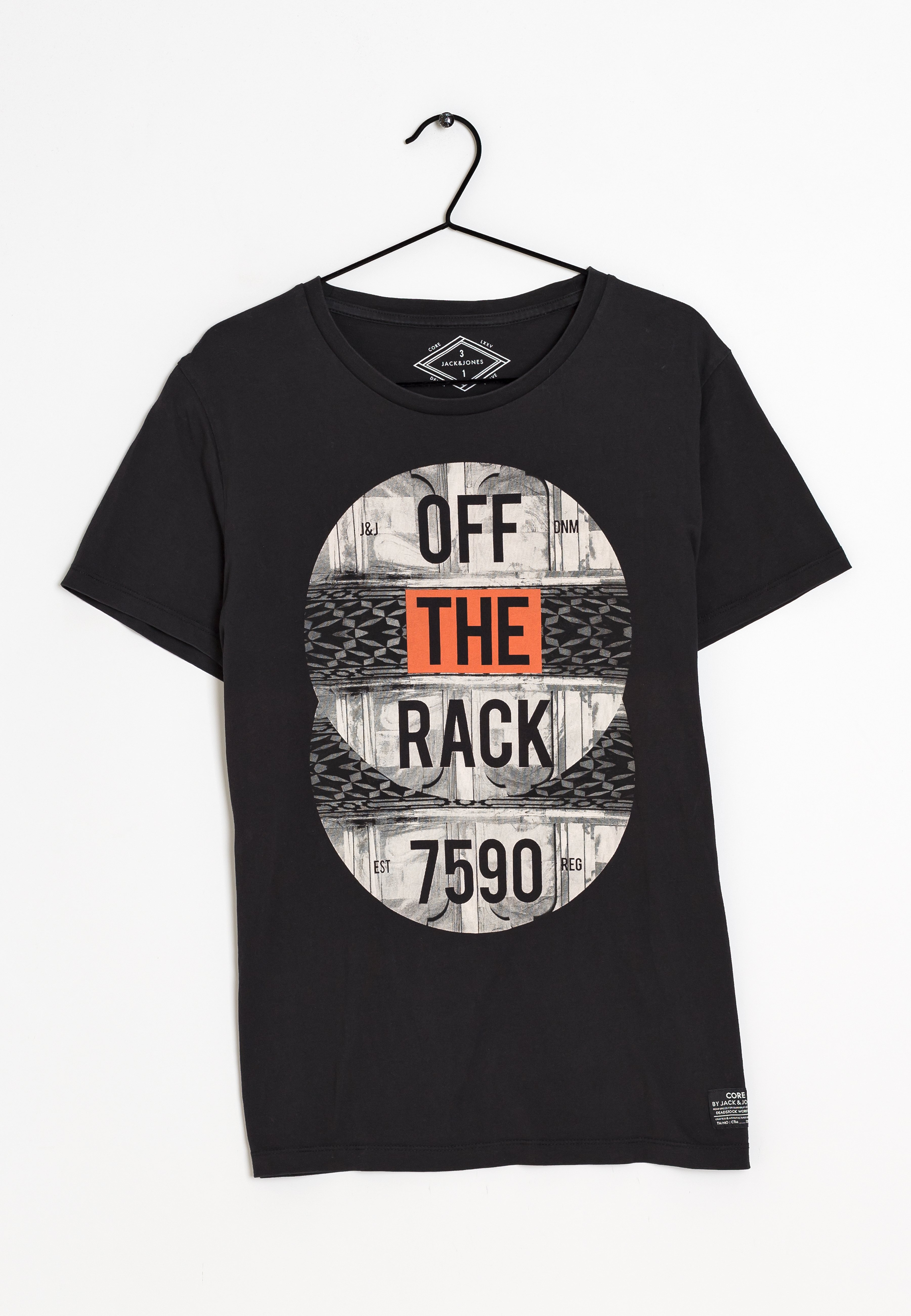 Jack \u0026 Jones Print T-shirt - black 