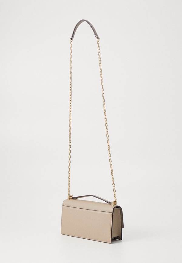 DECO PEBBLED MINI FLAP CHAIN - Cross body bag - timeless taupe4