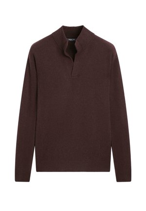 MOCK NECK  - Maglione - bordeaux